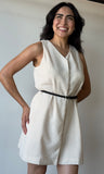 Ivory Linen Dress