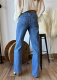 Western Embroidered Stretchy Denim Jean