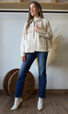 Faux Suede Fringe Jacket