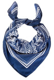 Light Paisley Design Square Bandana Scarf