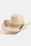 Western Beaded Pattern Band Cowboy Hat
