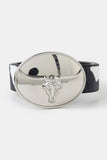 Longhorn Buckle Western Belt