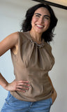 Structured Embellished Blouse