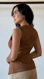 Asymmetrical Button Up Blouse
