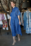 Indigo Button Down Dress