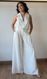 White Sleeveless Top
