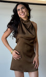 Halter Neck Mini Dress
