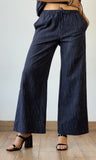 Stripe Gauze Pants