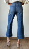 High Rise Crop Wide Front Pocket