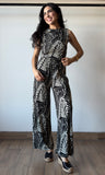 Sleeveless Print Top