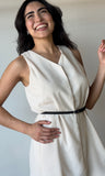 Ivory Linen Dress