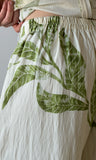Green Print Pants