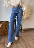 Western Embroidered Stretchy Denim Jean