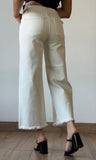 Tummy Control High Rise Crop Wide Jeans