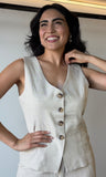 Linen Vest
