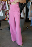 Pink High-waisted Pants