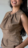 Structured Embellished Blouse