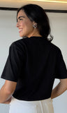 Black Embellished Tee