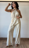 Sand Linen Style Pants