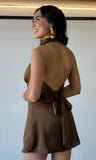 Halter Neck Mini Dress