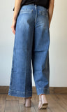 Slouchy Ankle Wide Jeans