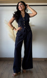 Denim Sleeveless Vest