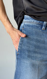 Slouchy Ankle Wide Jeans