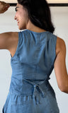 Button Denim Vest