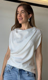 Drappy Neck Detail Top