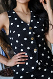 V-neck Polka Dot Vest