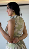 Palm Printed Top