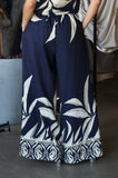 Palm Print Pants