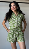 Print Linen Effect Shirt
