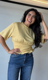 Cinched Waist Blouse