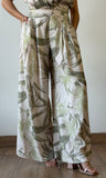 Palm Printed Pants