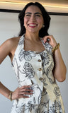 Halter Button Down Vest