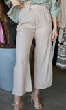 Linen Cropped Pants