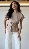 Dune Sand Color Blouse