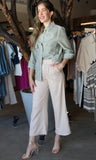 Linen Cropped Pants