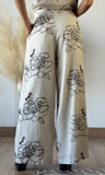 Embroidered Floral Pants