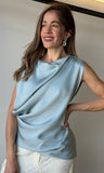 Drappy Neck Detail Top
