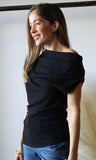Asymmetric Pleated Top