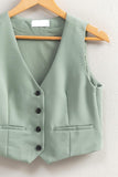 Tailored Button-down Vest
